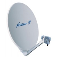PARABOLE FIBRE 65 CM VISIOSAT + LNB