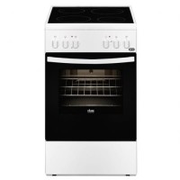 CUISINIERE 50CM FAURE 4VITRO FOUR ELEC CONVEC NAT CATALYSE 56L A BLAN