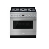 CENTRE DE CUISSON SMEG 6GAZ FOUR VAPOR CLEAN 115L A+ INOX