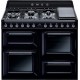 CENTRE DE CUISSON SMEG 7G FOURS 63L+63L+36L VAPOR CLEAN AAA NOIR