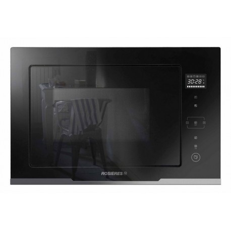 MICRO ONDES ROSIERES 900W 28L GRILL NOIR INOX