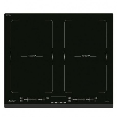 PLAQUE INDUCTION SAUTER 2 ZONES MODULABLES 7200W NOIR