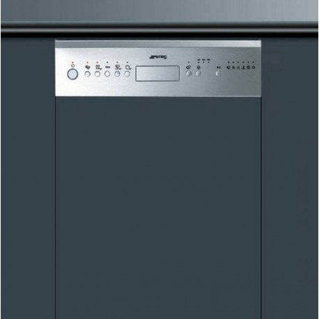 LAVE VAISSELLE SMEG 45CM 10CVTS 45DB A+A BANDEAU INOX