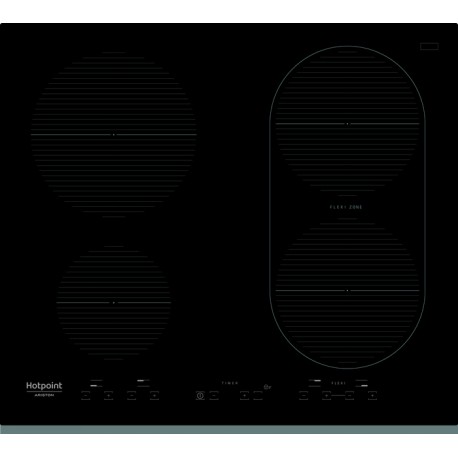 PLAQUE INDUCTION HOTPOINT 4 ZONES DONT 1 FLEXIZONE