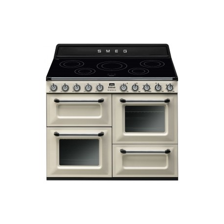 CENTRE DE CUISSON SMEG 5G FOURS 61L+61L+36L VAPOR CLEAN AA CREME