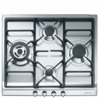 PLAQUE GAZ SMEG 4 FOYERS  INOX