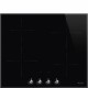 PLAQUE INDUCTION SMEG 4 FOYERS MANETTES 7400W NOIR