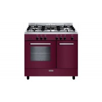 BUTANETTE GLEM 5F DONT 1 TRIPLE COURONNE GRILLES FONTE FOUR GAZ ROUGE