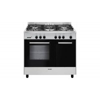 BUTANETTE GLEM 5F DONT 1 TRIPLE COURONNE GRILLES FONTE FOUR GAZ INOX