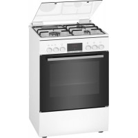 CUISINIERE BOSCH 3+1 FOUR  ECOCLEAN 66L A BLANC