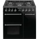 CENTRE DE CUISSON SMEG 5GAZ MUTLIFOURS BA NOIR