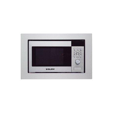 MICRO ONDES GRIL 38CM GLEM 20L 800W INOX