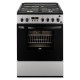 CUISINIERE FAURE 3G+1E FOUR ELEC PYROLYSE 54L A SILVER