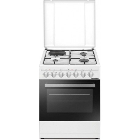 CUISINIERE ROSIERES 4 FEUX GAZ CATALYSE 52L A BLANC