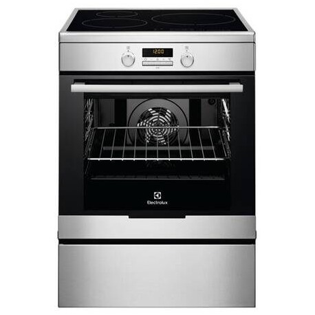 CUISINIERE INDUCTION ELECTROLUX 3 FOYERS FOUR PYROLYSE 73 L INOX