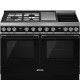 CENTRE DE CUISSON SMEG MIXTE DOUBLE FOUR A+ A NOIR