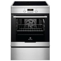 CUISINIERE INDUCTION ELECTROLUX 3 FOYERS FOUR PYROLYSE 73 L INOX